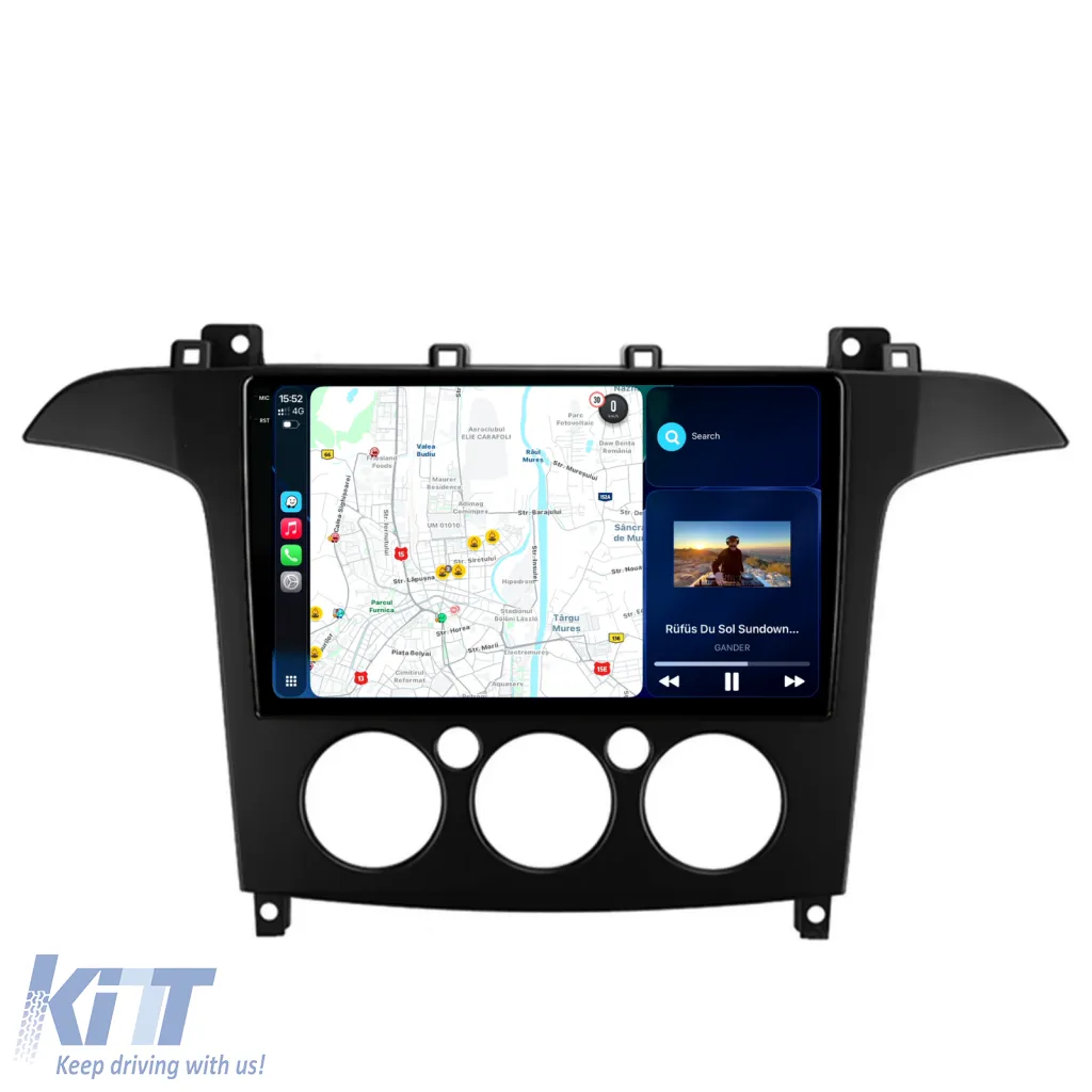 Dedicated Navigation suitable for Ford S-MAX (2006 - 2015), 2K, 8Gb RAM, 256Gb Storage, Android Auto, Carplay