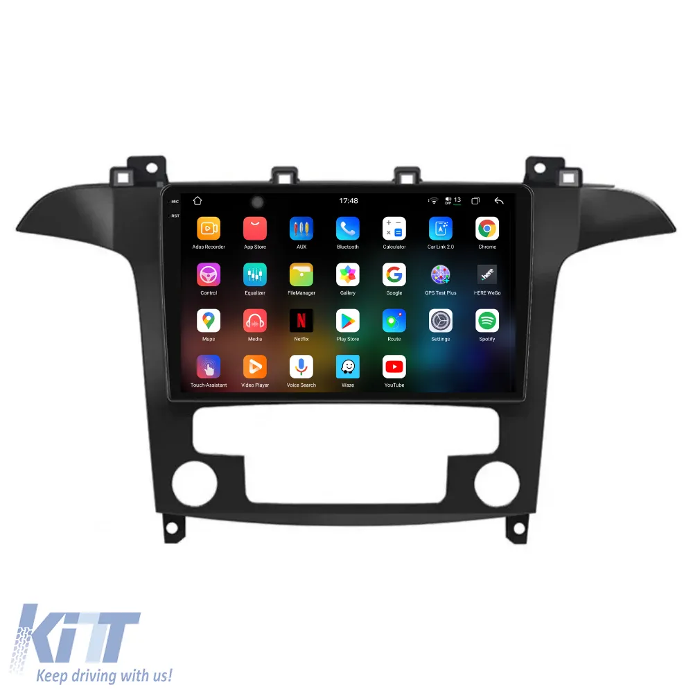 Dedicated Navigation suitable for Ford S-MAX (2006 - 2015), 2K, 12Gb RAM, 256Gb Storage, Android Auto, Carplay