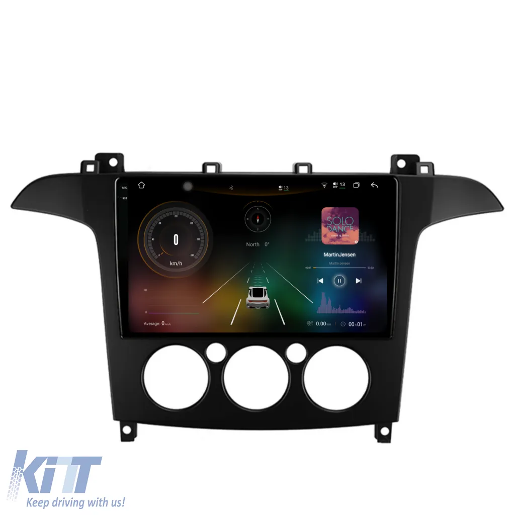 Dedicated Navigation suitable for Ford S-MAX (2006 - 2015), 2K, 12GB RAM, 256GB Storage, Android Auto, Carplay