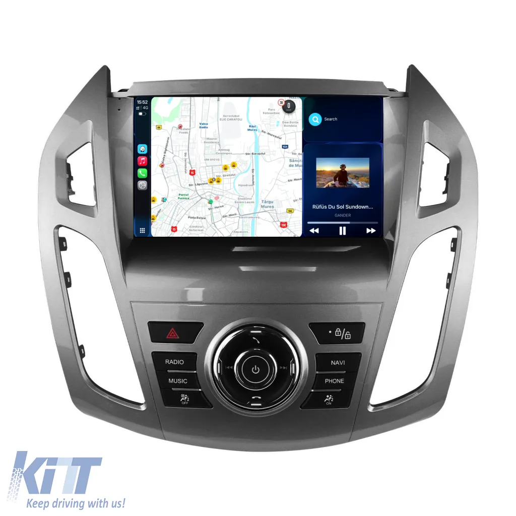 Dedicated Navigation suitable for Ford Tourneo Connect (2013 - 2022), 2K, 8Gb RAM, 256Gb Storage, Android Auto, Carplay