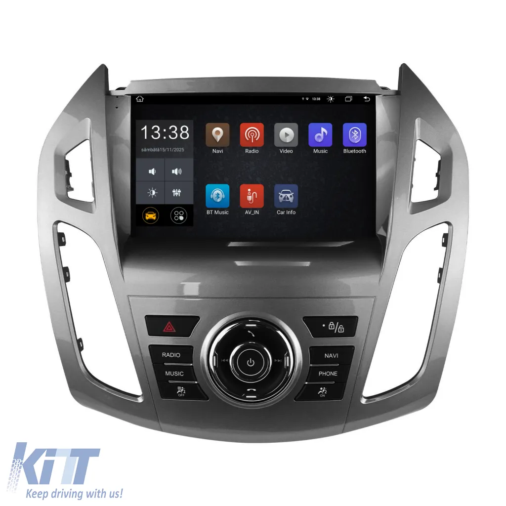 Dedicated Navigation suitable for Ford Tourneo Connect (2013 - 2022), 2K, 8Gb RAM, 256Gb Storage, Android Auto, Carplay