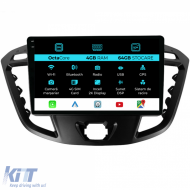 Dedicated Navigation suitable for Ford Transit (2006 - 2014), 2K, 4Gb RAM, 64Gb Storage, Android Auto, Carplay