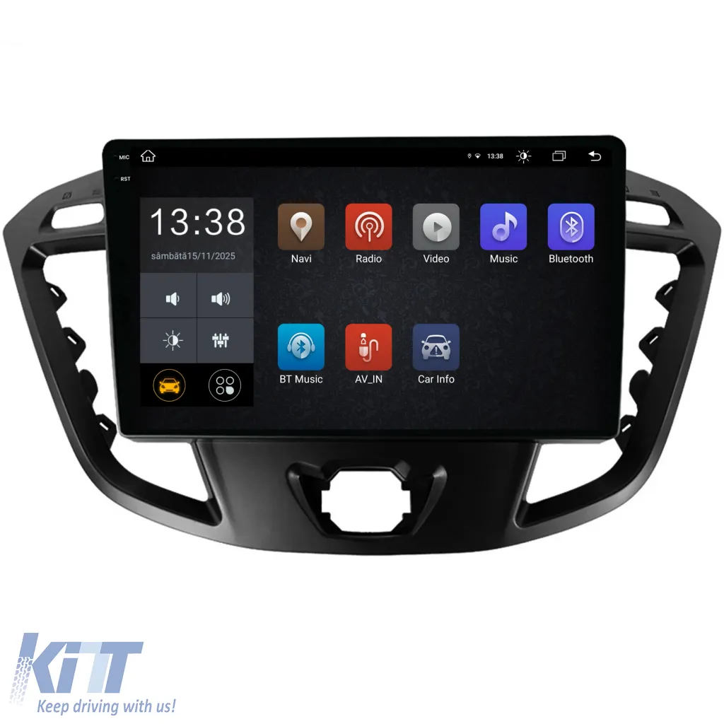 Dedicated Navigation suitable for Ford Transit (2006 - 2014), 2K, 4Gb RAM, 64Gb Storage, Android Auto, Carplay