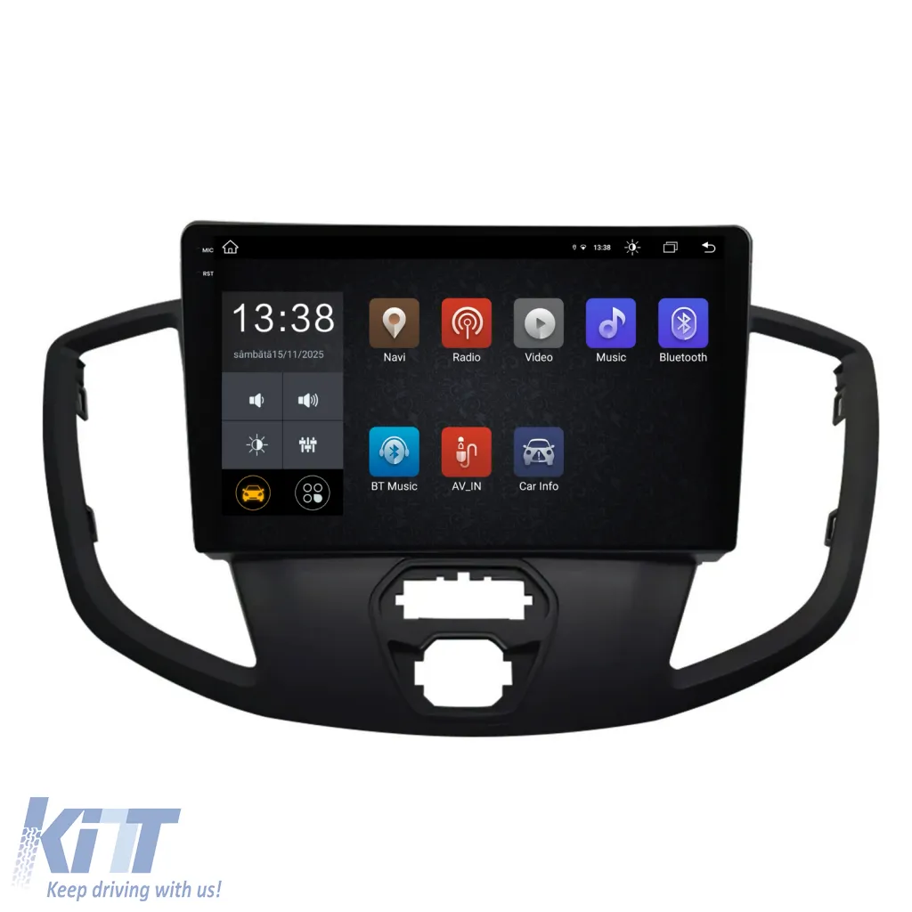 Dedicated Navigation suitable for Ford Transit (2006 - 2014), 2K, 8Gb RAM, 256Gb Storage, Android Auto, Carplay
