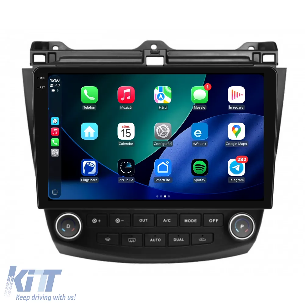 Dedicated Navigation suitable for Honda Accord VII (2003 - 2008), 2K, 4Gb RAM, 64Gb Storage, Android Auto, Carplay