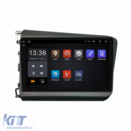 Dedicated Navigation suitable for Honda Civic IX Sedan (2011 - 2015), 2K, 8Gb RAM, 256Gb Storage, Android Auto, Carplay