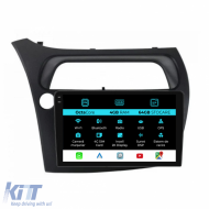 Dedicated Navigation suitable for Honda Civic VII Hatchback (2006-2011), 2K, 4Gb RAM, 64Gb Storage, Carplay