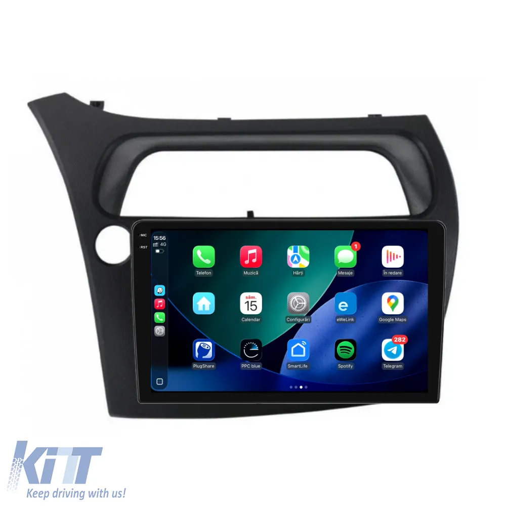 Dedicated Navigation suitable for Honda Civic VII Hatchback (2006-2011), 2K, 8Gb RAM, 256Gb Storage, Carplay