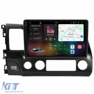 Dedicated Navigation suitable for Honda Civic VIII Sedan (2006 - 2011), 2K, 12Gb RAM, 256Gb Storage, Android Auto, Carplay