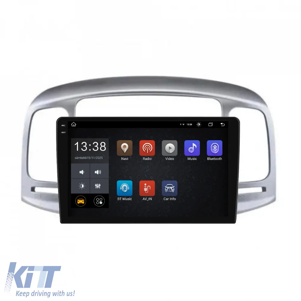 Dedicated Navigation suitable for Hyundai Accent (2005 - 2012), 9 Inch, 8Gb RAM, 256Gb Storage, Android Auto, Carplay