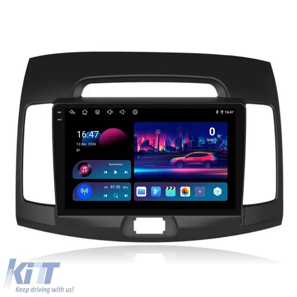 Dedicated Navigation suitable for Hyundai Elantra (2006-2011), 9 Inch, 2Gb RAM, 32Gb Storage, Android Auto, Carplay