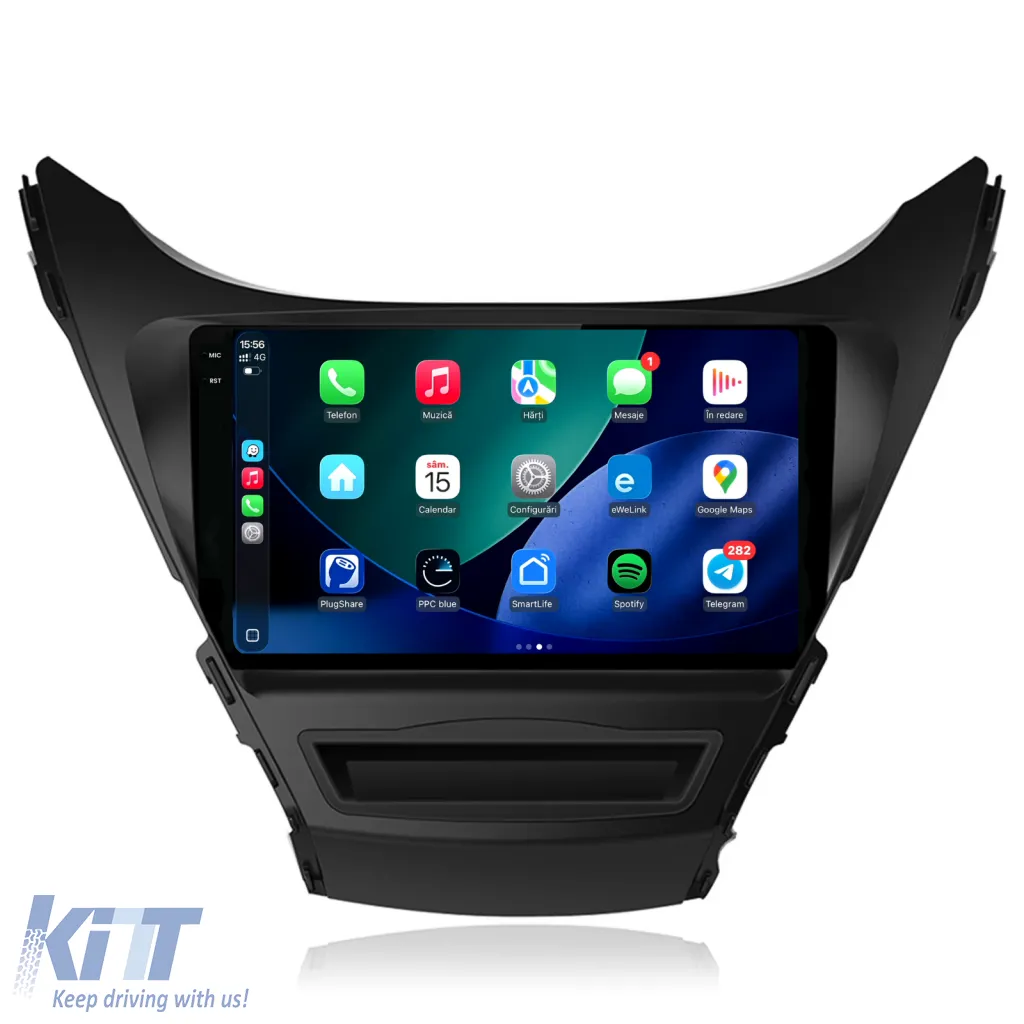 Dedicated Navigation suitable for Hyundai Elantra (2006-2011), 2K, 8Gb RAM, 256Gb Storage, Android Auto, Carplay