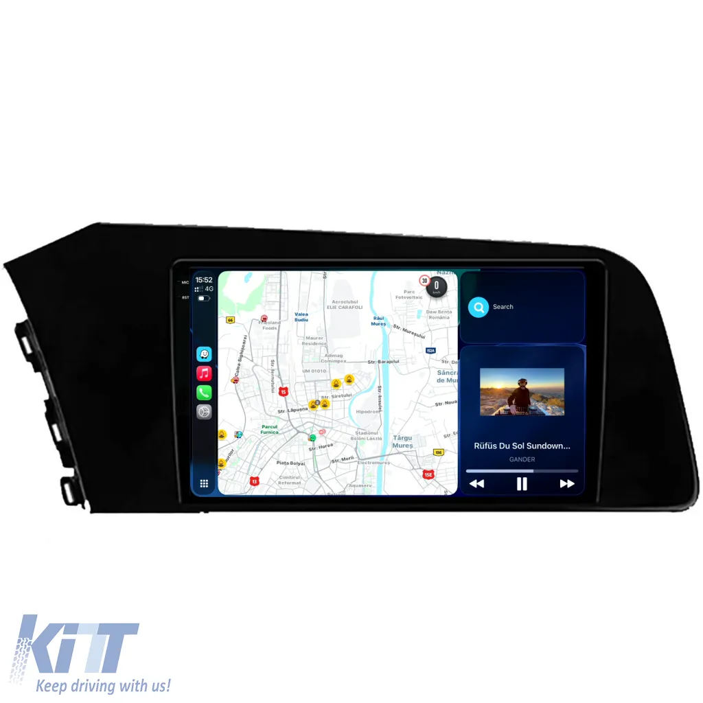 Dedicated Navigation suitable for Hyundai Elantra (2020-2025), 2K, 8GB RAM, 256GB Storage, Android Auto, Carplay