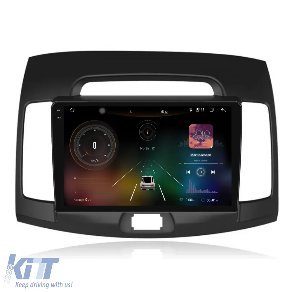 Dedicated Navigation suitable for Hyundai Elantra (2006-2011), 2K, 12Gb RAM, 256Gb Storage, Android Auto, Carplay