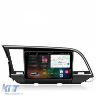 Dedicated Navigation suitable for Hyundai Elantra (2010-2016), 2K, 12GB RAM, 256GB Storage, Android Auto, Carplay