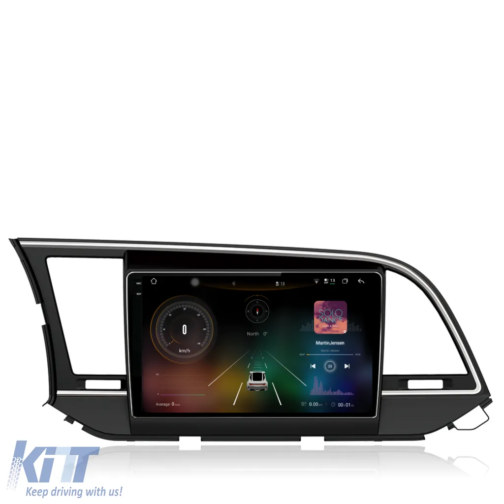 Dedicated Navigation suitable for Hyundai Elantra (2010-2016), 2K, 12GB RAM, 256GB Storage, Android Auto, Carplay