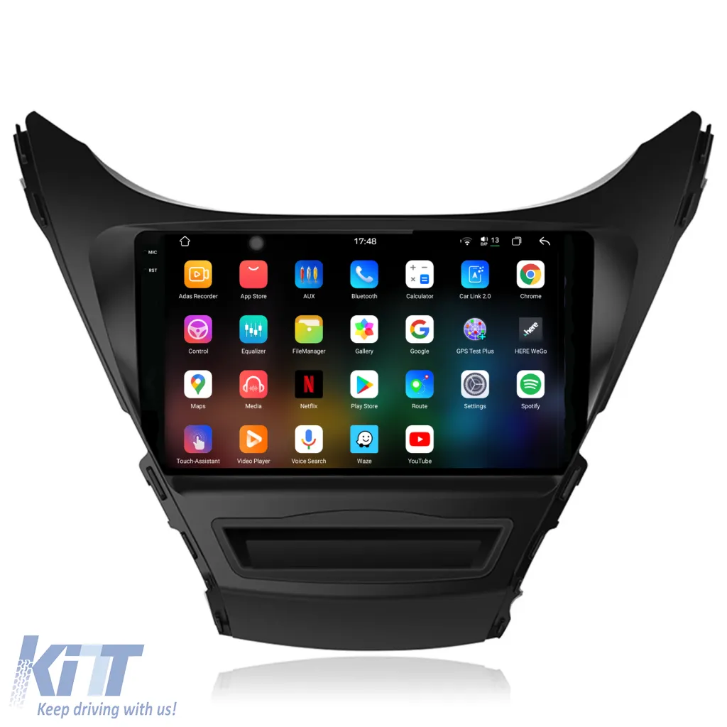 Dedicated Navigation suitable for Hyundai Elantra (2006-2011), 2K, 12Gb RAM, 256Gb Storage, Android Auto, Carplay