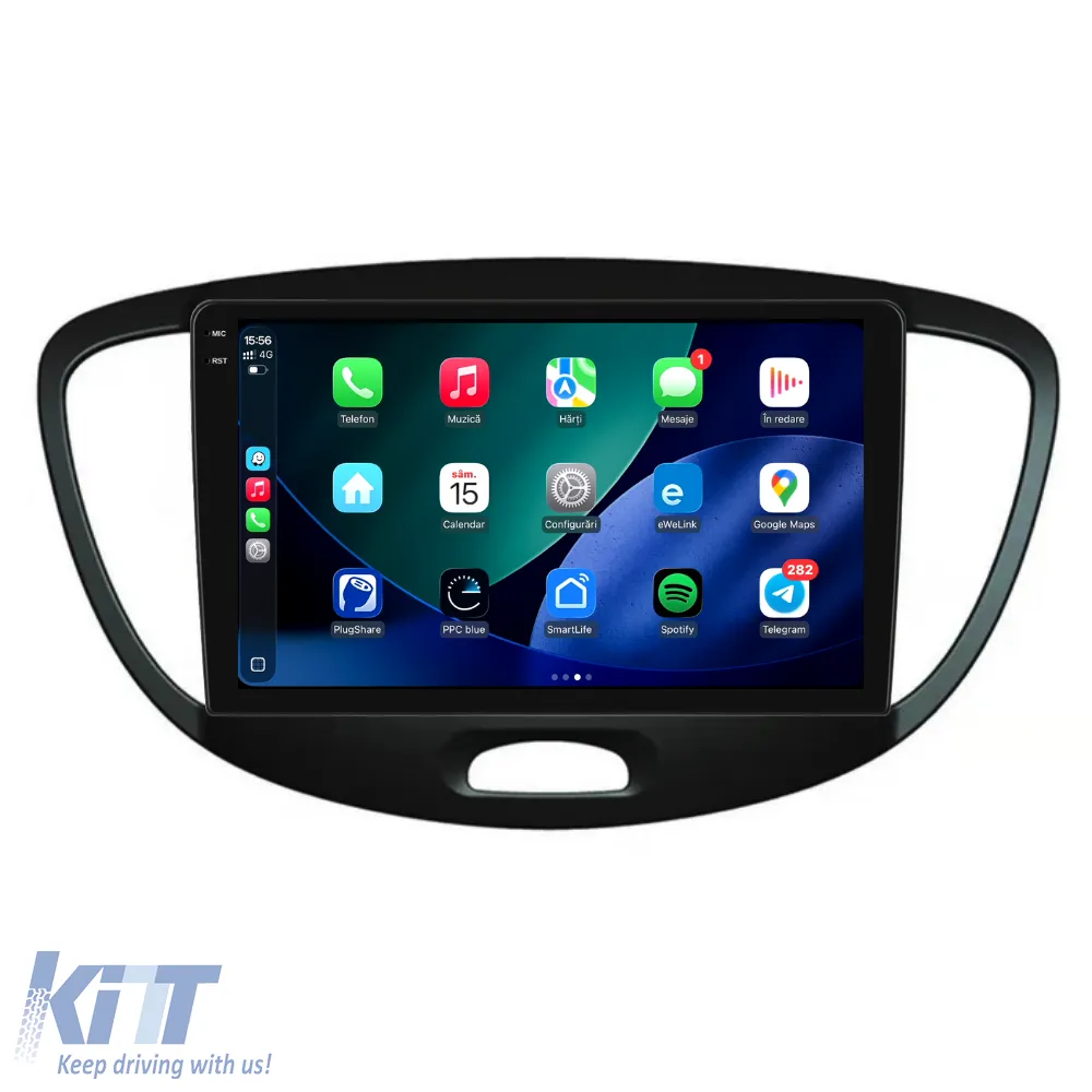 Dedicated Navigation suitable for Hyundai I10 (2007-2013), 2K, 4Gb RAM, 64Gb Storage, Android Auto, Carplay