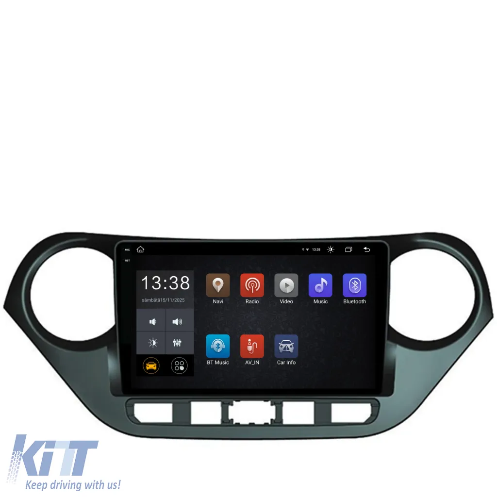 Dedicated Navigation suitable for Hyundai I10 (2007-2013), 2K, 4Gb RAM, 64Gb Storage, Android Auto, Carplay