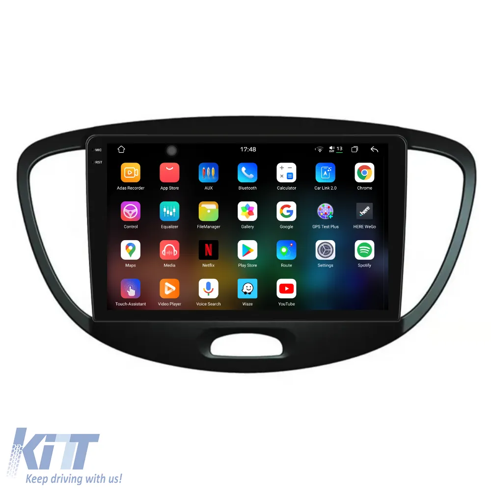 Dedicated Navigation suitable for Hyundai I10 (2007-2013), 2K, 12Gb RAM, 256Gb Storage, Android Auto, Carplay