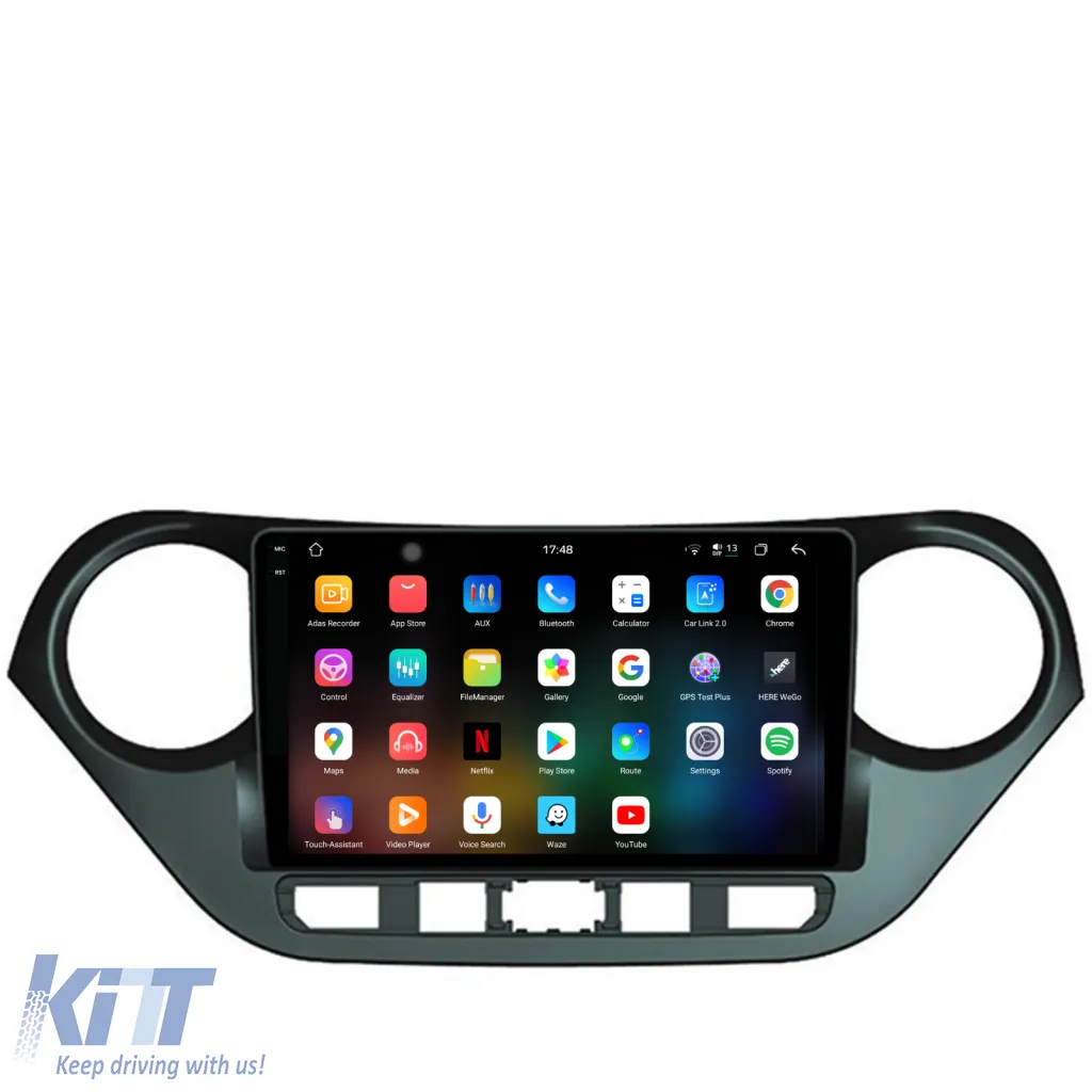 Dedicated Navigation suitable for Hyundai I10 (2007-2013), 2K, 12GB RAM, 256GB Storage, Android Auto, Carplay
