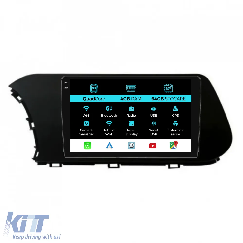 Dedicated Navigation suitable for Hyundai I20 (2020 - 2025), QuadCore, 9 Inch, 4Gb Ram, 64Gb Storage, Android Auto, Carplay