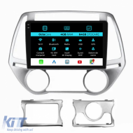 Dedicated Navigation suitable for Hyundai I20 (2011-2014), 2K, 4Gb RAM, 64Gb Storage, Android Auto, Carplay