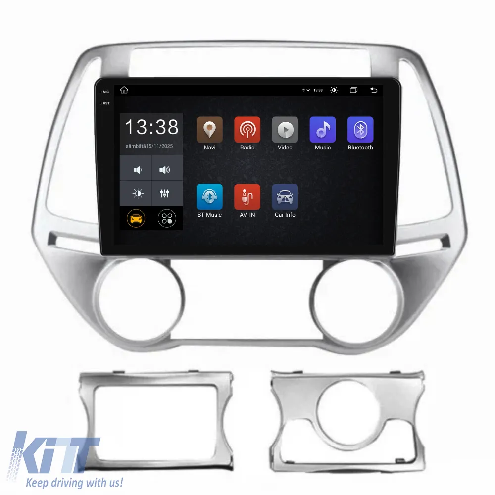 Dedicated Navigation suitable for Hyundai I20 (2011-2014), 2K, 4Gb RAM, 64Gb Storage, Android Auto, Carplay