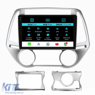 Dedicated Navigation suitable for Hyundai I20 (2011-2014), 2K, 8Gb RAM, 256Gb Storage, Android Auto, Carplay