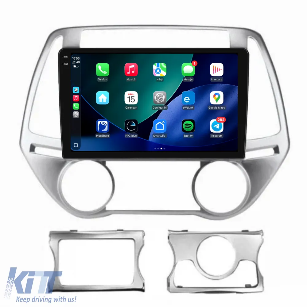 Dedicated Navigation suitable for Hyundai I20 (2011-2014), 2K, 8Gb RAM, 256Gb Storage, Android Auto, Carplay