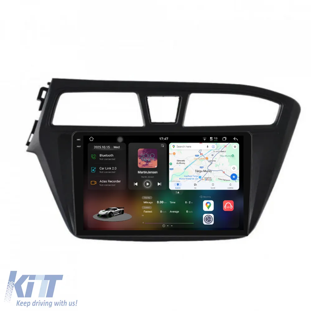 Dedicated Navigation suitable for Hyundai I20 (2014-2020), 2K, 12Gb RAM, 256Gb Storage, Android Auto, Carplay