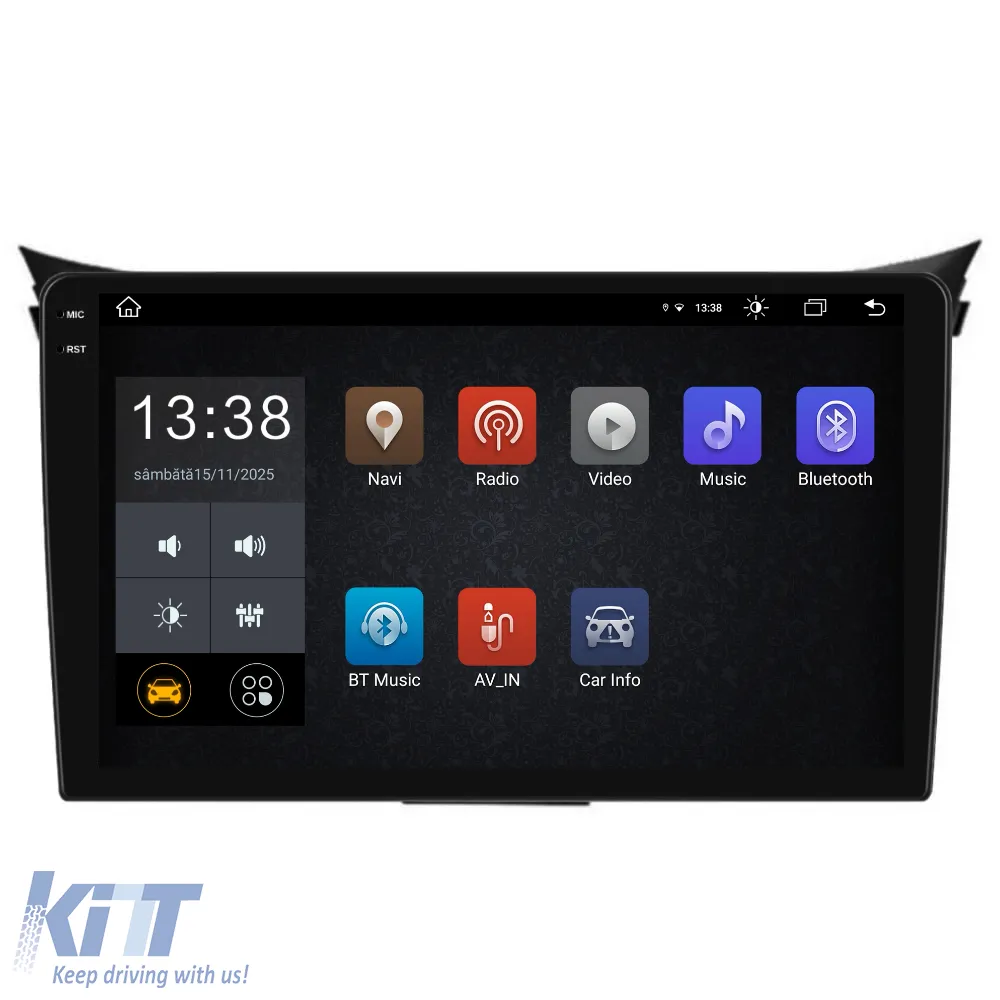 Dedicated Navigation suitable for Hyundai I30 (2007-2012), 2K, 4Gb RAM, 64Gb Storage, Android Auto, Carplay