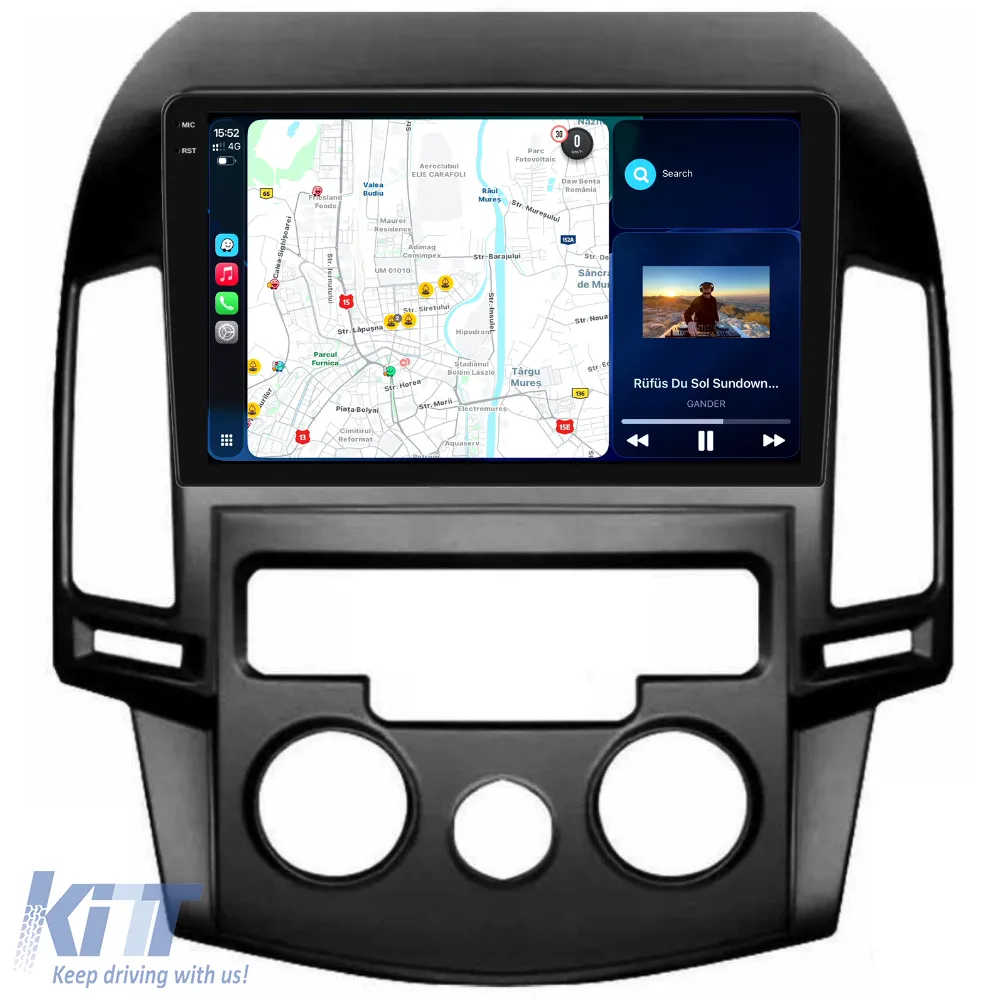 Dedicated Navigation suitable for Hyundai I30 (2007-2012), 2K, 4Gb RAM, 64Gb Storage, Android Auto, Carplay