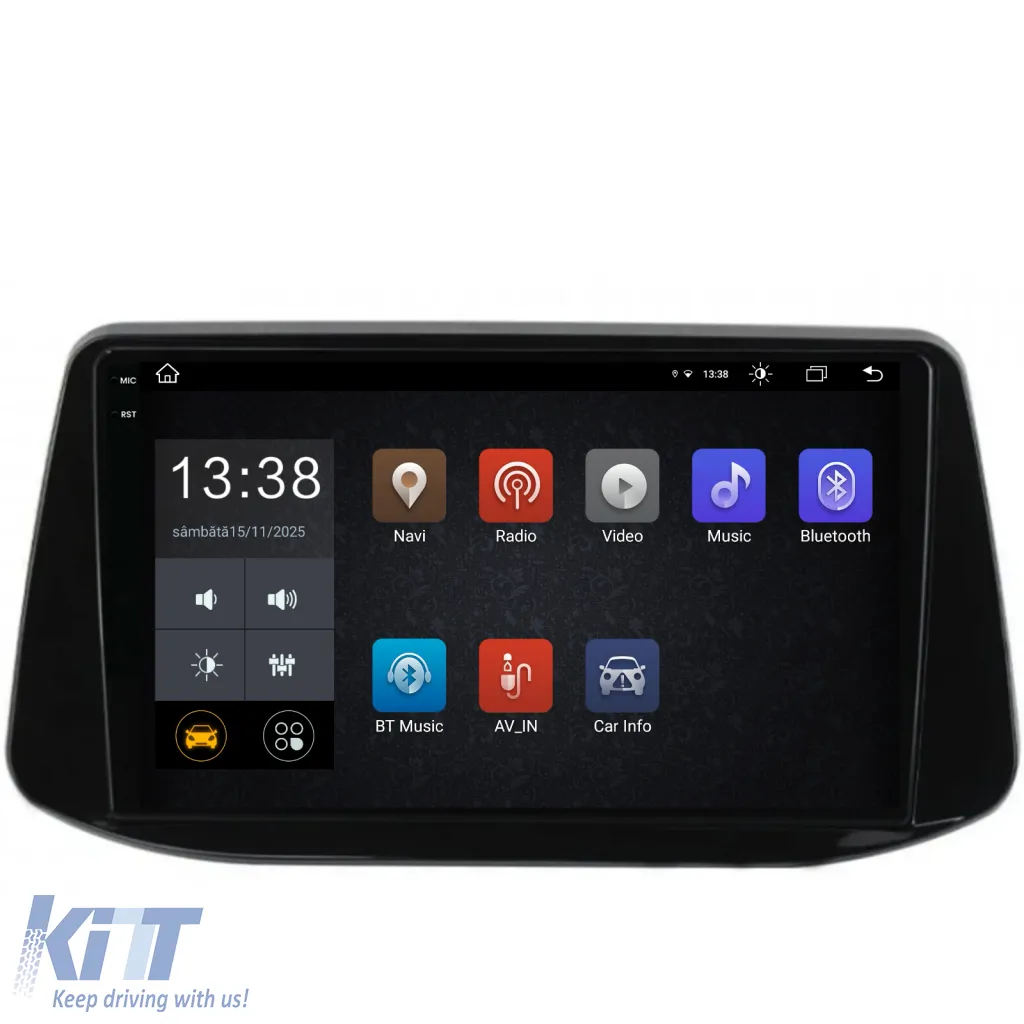Dedicated Navigation suitable for Hyundai I30 (2017-2024), 2K, 8Gb RAM, 256Gb Storage, Android Auto, Carplay