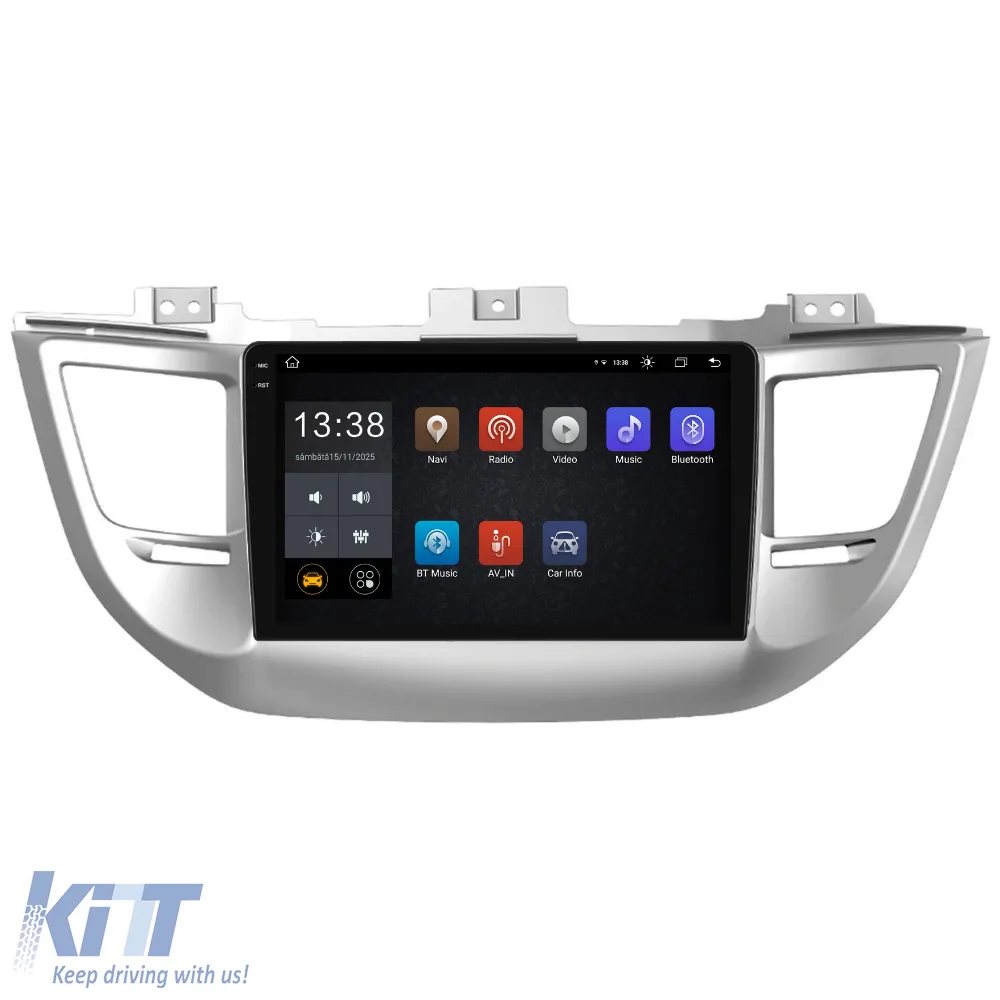 Dedicated Navigation suitable for Hyundai IX35 (2009-2015), 2K, 8Gb RAM, 256Gb Storage, Android Auto, Carplay