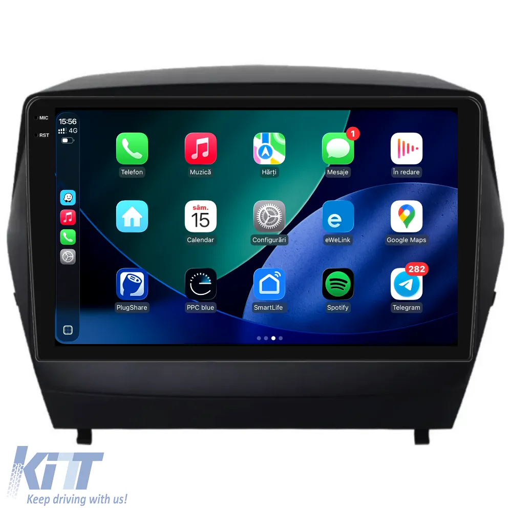 Dedicated Navigation suitable for Hyundai IX35 (2009-2015), 2K, 8Gb RAM, 256Gb Storage, Android Auto, Carplay