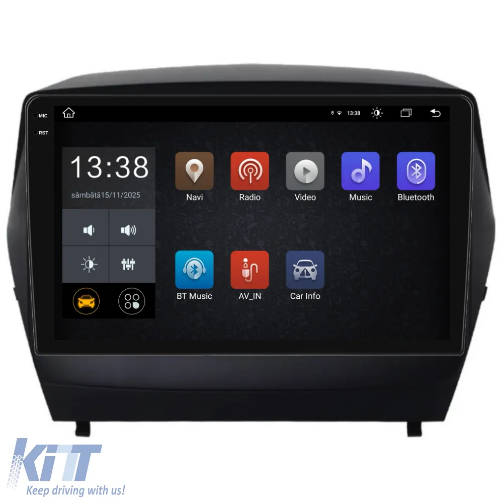 Dedicated Navigation suitable for Hyundai IX35 (2009-2015), 2K, 8Gb RAM, 256Gb Storage, Android Auto, Carplay
