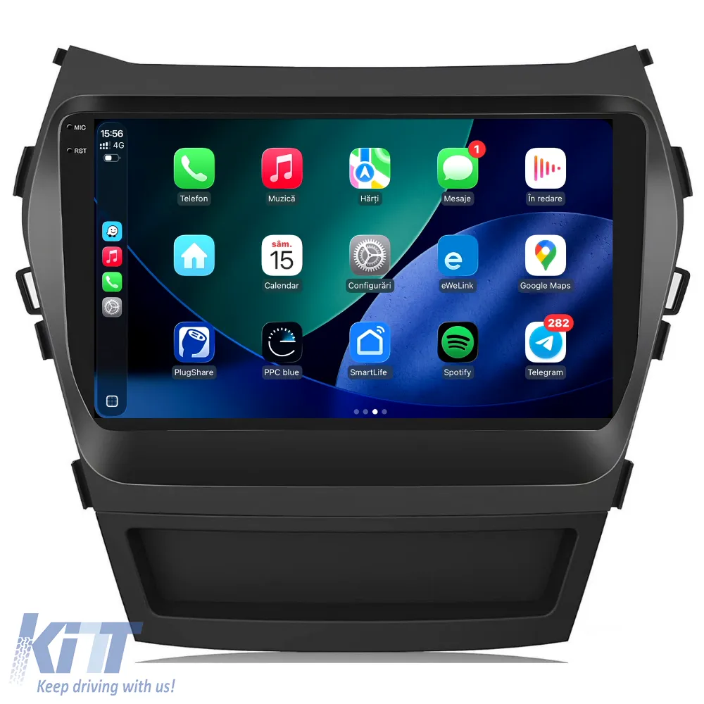 Dedicated Navigation suitable for Hyundai IX45 SantaFe (2013-2017), 2K, 4Gb RAM, 64Gb Storage, Android Auto, Carplay