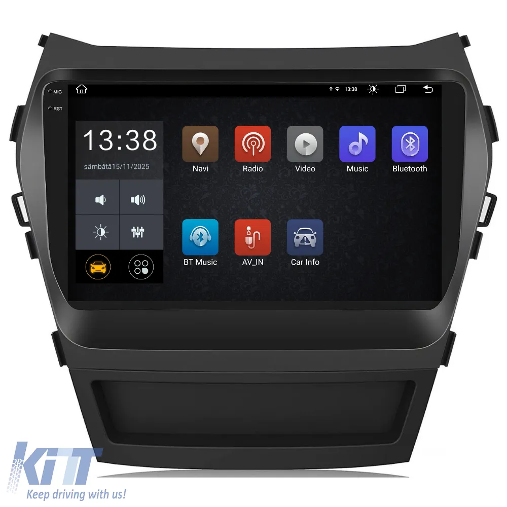 Dedicated Navigation suitable for Hyundai IX45 SantaFe (2013-2017), 2K, 4Gb RAM, 64Gb Storage, Android Auto, Carplay