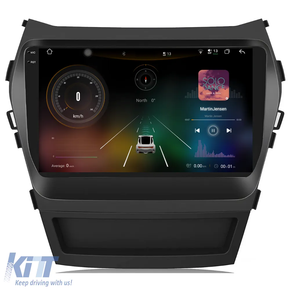 Dedicated Navigation suitable for Hyundai IX45 SantaFe (2013-2017), 2K, 12Gb RAM, 256Gb Storage, Android Auto, Carplay