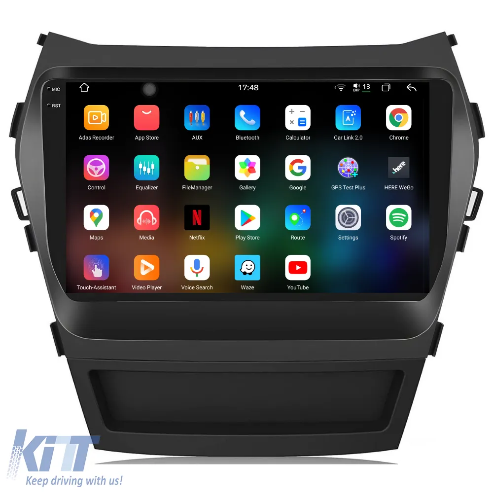 Dedicated Navigation suitable for Hyundai IX45 SantaFe (2013-2017), 2K, 12Gb RAM, 256Gb Storage, Android Auto, Carplay