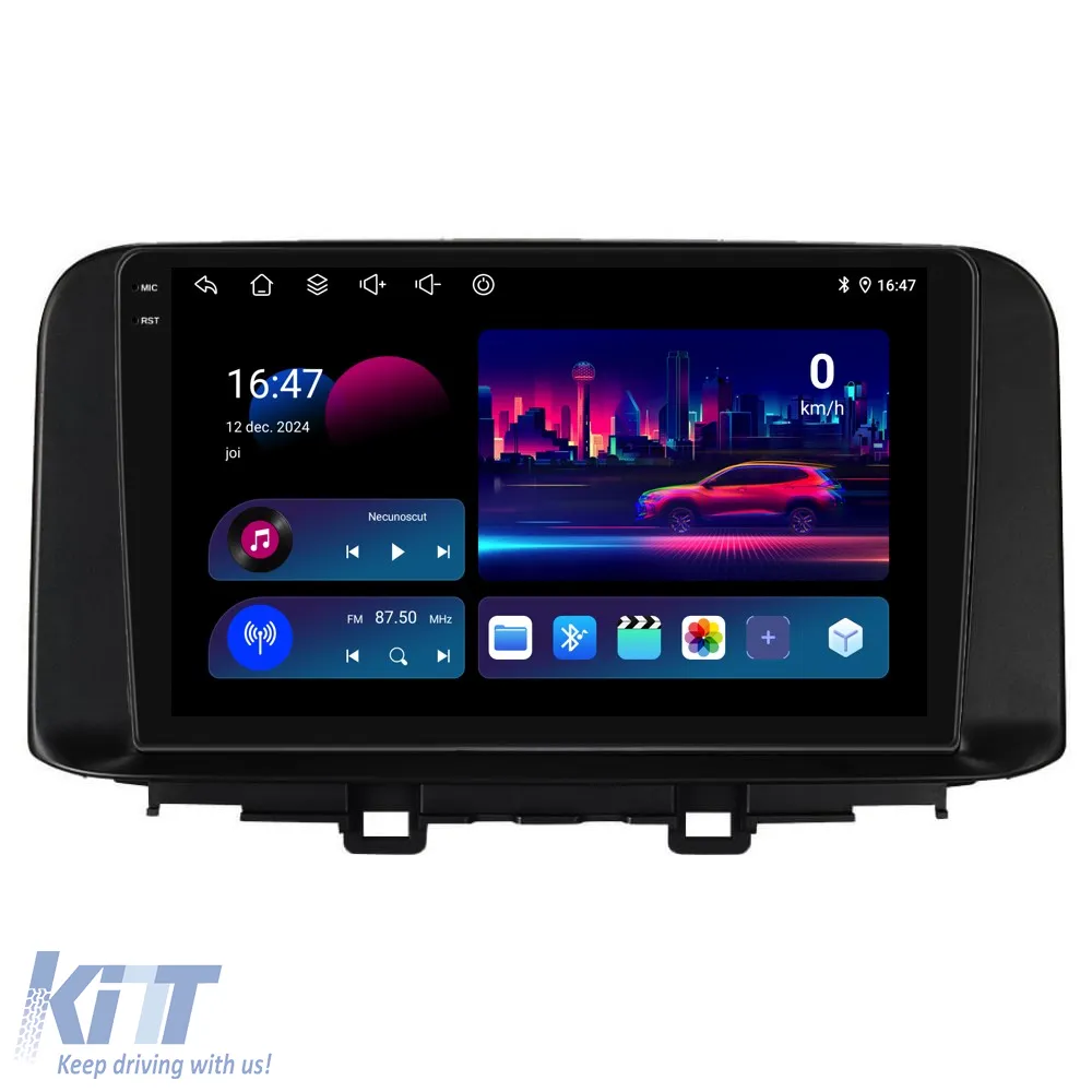 Dedicated Navigation suitable for Hyundai Kona (2017-2023), 10 Inch, 4Gb RAM, 64Gb Storage, Android Auto, Carplay