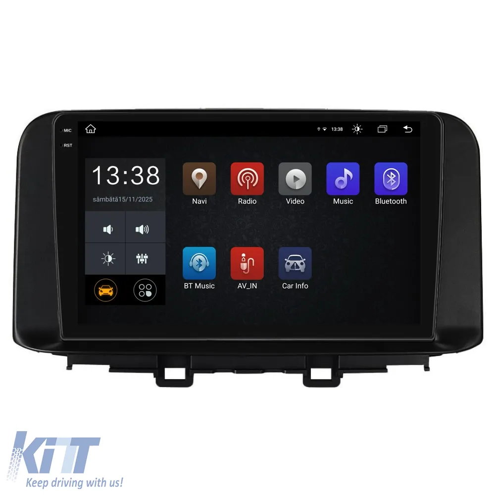 Dedicated Navigation suitable for Hyundai Kona (2017-2023), 2K, 4Gb RAM, 64Gb Storage, Android Auto, Carplay