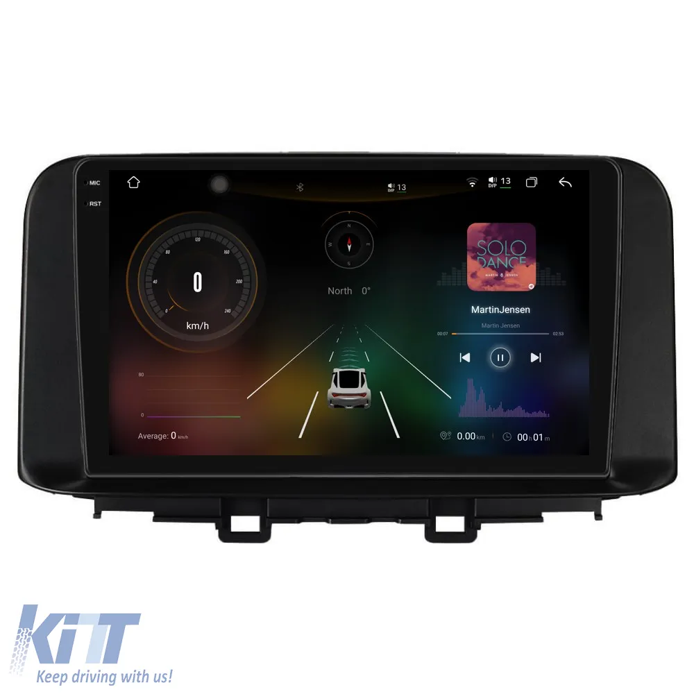 Dedicated Navigation suitable for Hyundai Kona (2017-2023), 2K, 12GB RAM, 256GB Storage, Android Auto, Carplay