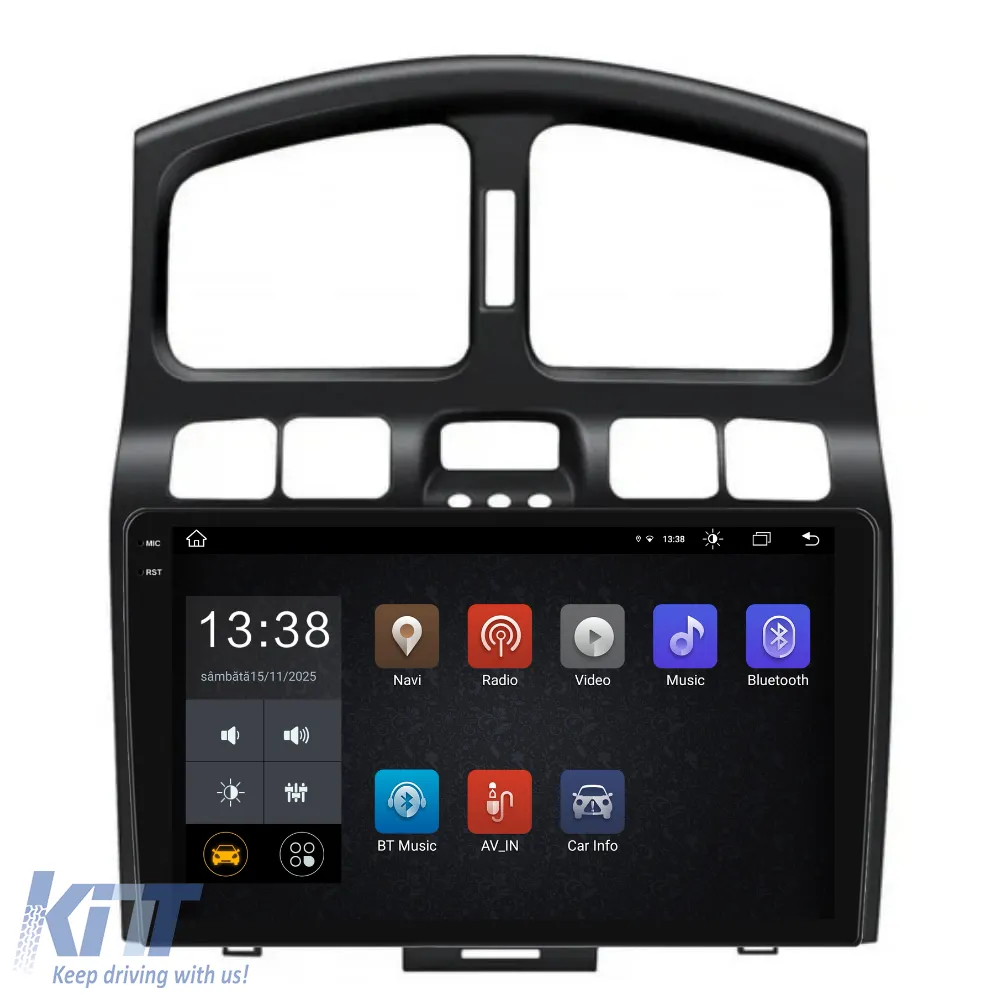 Dedicated Navigation suitable for Hyundai Santa Fe (2000-2006), 2K, 8Gb RAM, 258Gb Storage, Android Auto, Carplay