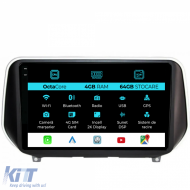Dedicated Navigation suitable for Hyundai Santa Fe (2018-2024), 2K, 4Gb RAM, 64Gb Storage, Android Auto, CarPlay