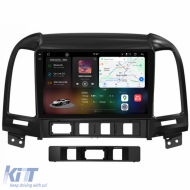 Dedicated Navigation suitable for Hyundai Santa Fe (2005-2012), 2K, 12Gb RAM, 256Gb Storage, Android Auto, Carplay