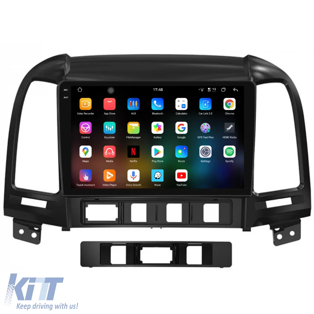 Dedicated Navigation suitable for Hyundai Santa Fe (2005-2012), 2K, 12Gb RAM, 256Gb Storage, Android Auto, Carplay