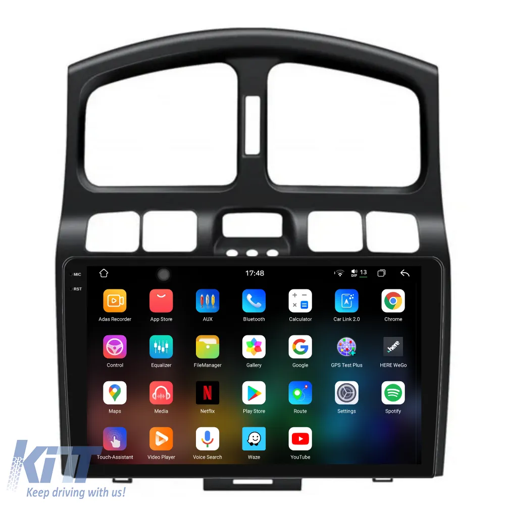 Dedicated Navigation suitable for Hyundai Santa Fe (2000-2006), 2K, 12GB RAM, 258GB Storage, Android Auto, Carplay