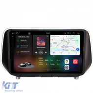 Dedicated Navigation suitable for Hyundai Santa Fe (2018-2024), 2K, 12GB RAM, 256GB Storage, Android Auto, CarPlay